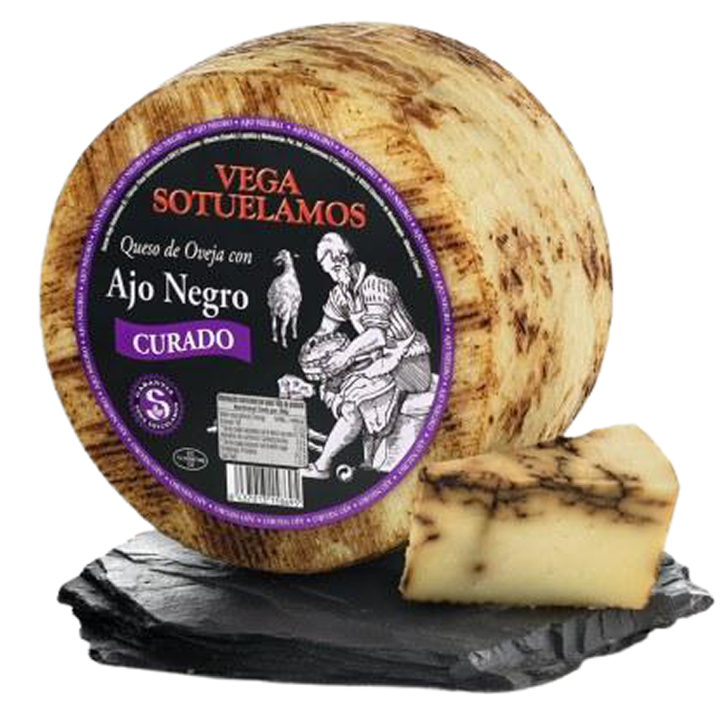 Manchego with Black Garlic - 200g Wedge